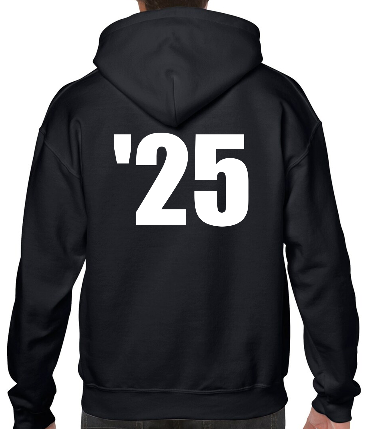 Senior Black Hoodie Sweatshirt with NO LAST NAME