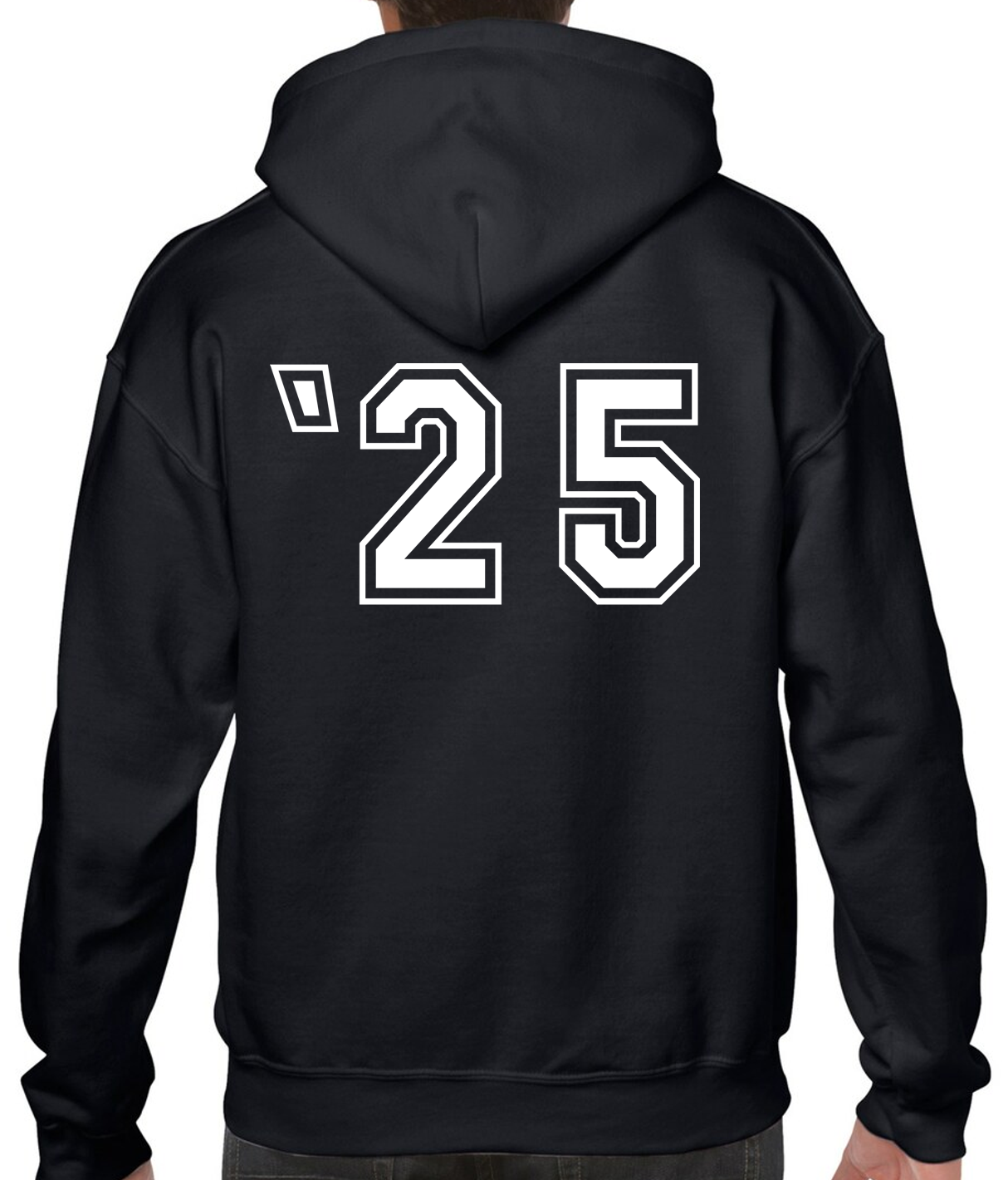 Senior Black Hoodie Sweatshirt with NO LAST NAME