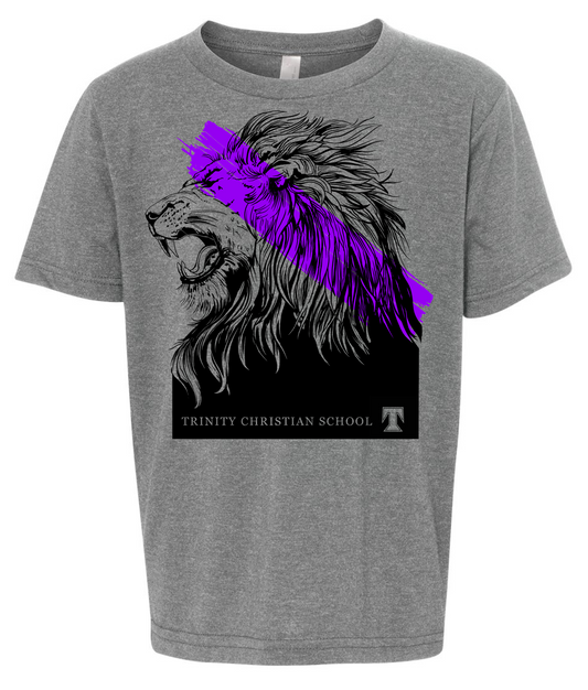 TCS Middle School & Upper Elementary Roaring Lion Logo Short Sleeve T-Shirt