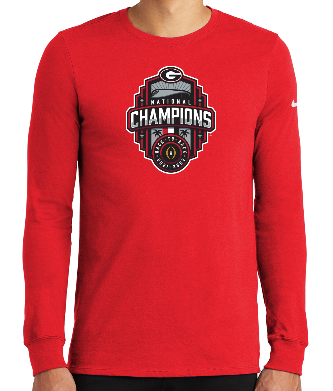 Back to Back Championship Logo Nike Brand Youth and Adult Dri-Fit Long –  Graceful Peach Boutique