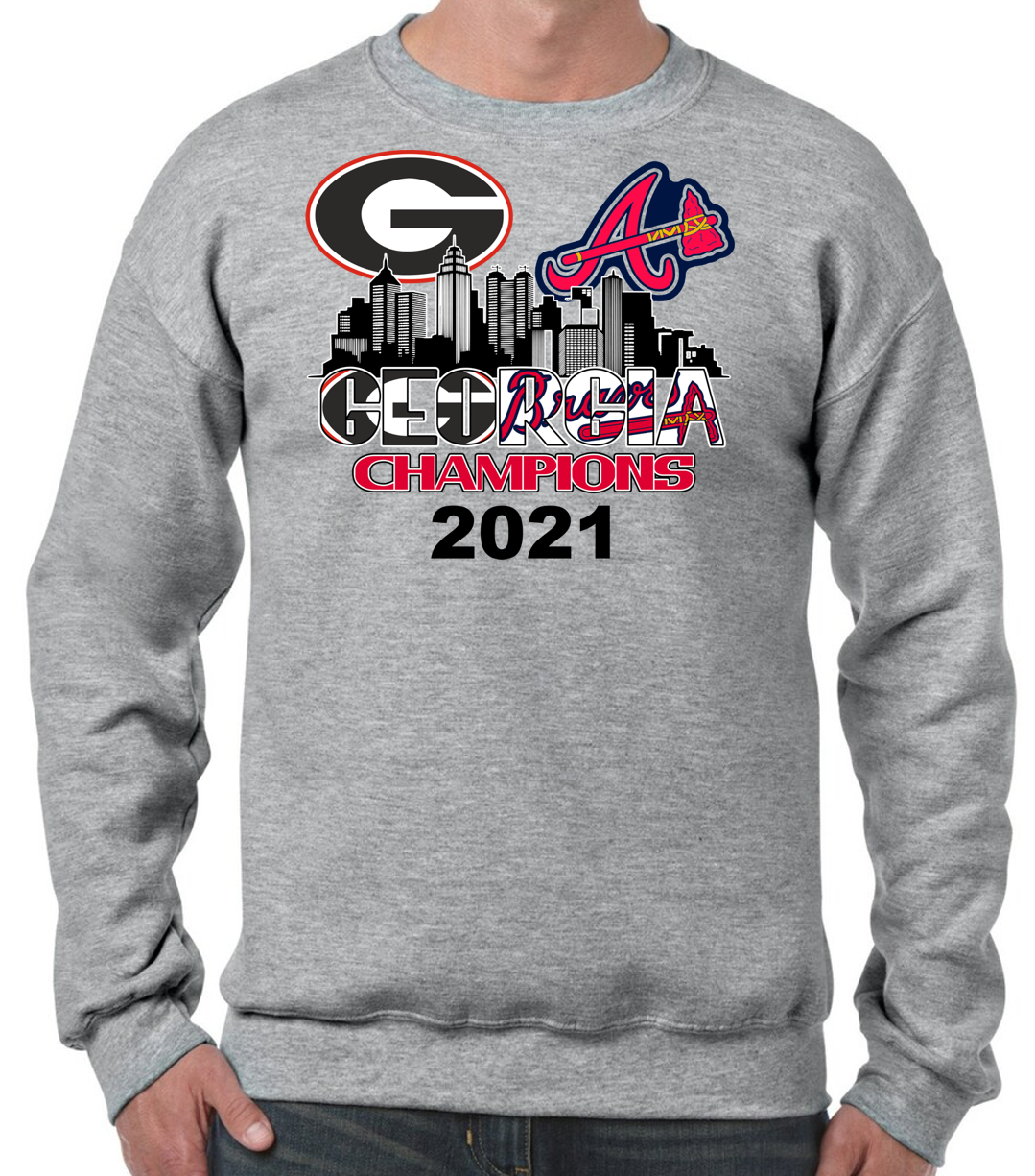 Original 2021 Champions UGA Bulldogs Braves T-Shirt, hoodie