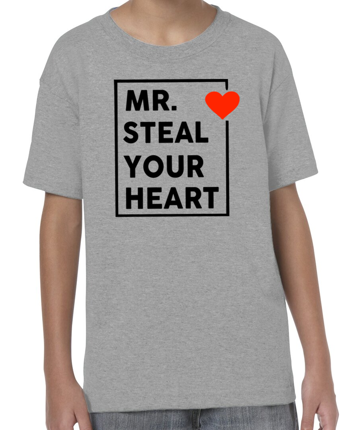 Mr. Steal Your Heart Kid Short Sleeve T-Shirt